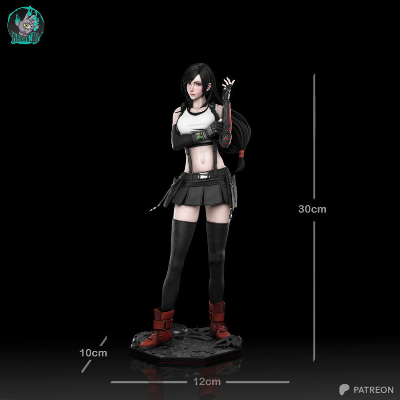 Tifa Résine de Collection Yagami Studio Figurine et statue résine de collection manga animé comics imprimé et peinte à la main