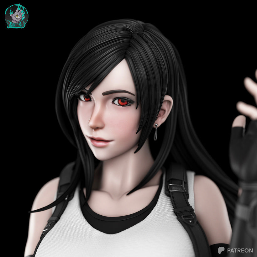 Tifa Résine de Collection Yagami Studio Figurine et statue résine de collection manga animé comics imprimé et peinte à la main