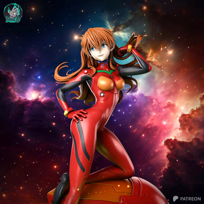 Asuka Langley Résine de Collection Yagami Studio Figurine et statue résine de collection manga animé comics imprimé et peinte à la main