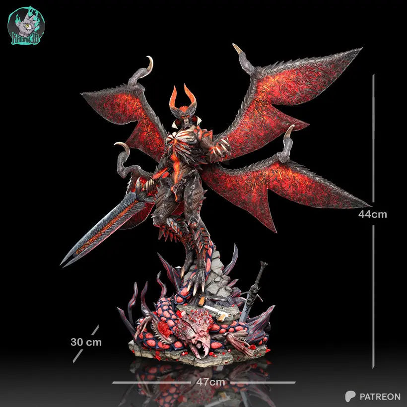 Dante Résine de Collection Yagami Studio Figurine et statue résine de collection manga animé comics imprimé et peinte à la main