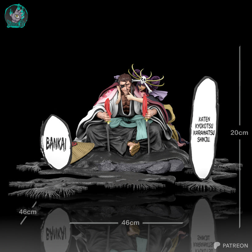 Kyoraku Résine de Collection Yagami Studio Figurine et statue résine de collection manga animé comics imprimé et peinte à la main