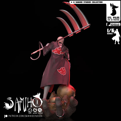 Hidan Akatsuki Résine de Collection Yagami Studio Figurine et statue résine de collection manga animé comics imprimé et peinte à la main