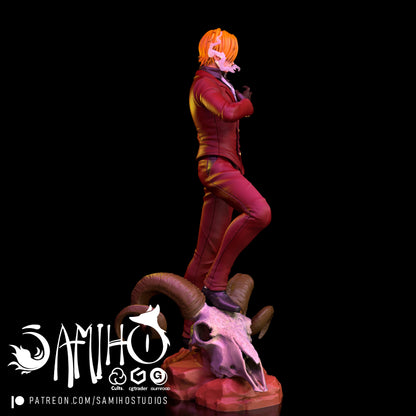 Sanji Résine de Collection Yagami Studio Figurine et statue résine de collection manga animé comics imprimé et peinte à la main