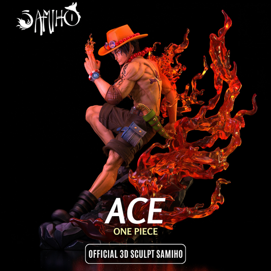 Ace Résine de Collection Yagami Studio Figurine et statue résine de collection manga animé comics imprimé et peinte à la main