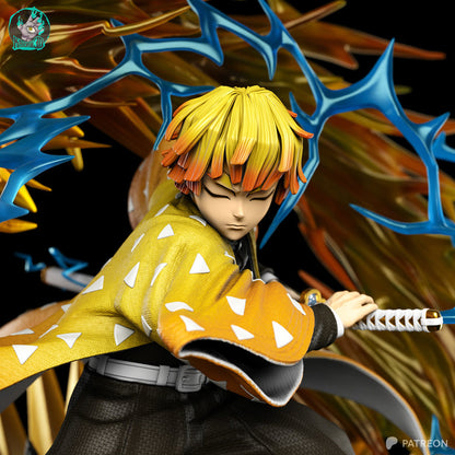 Zenitsu Résine de Collection Yagami Studio Figurine et statue résine de collection manga animé comics imprimé et peinte à la main