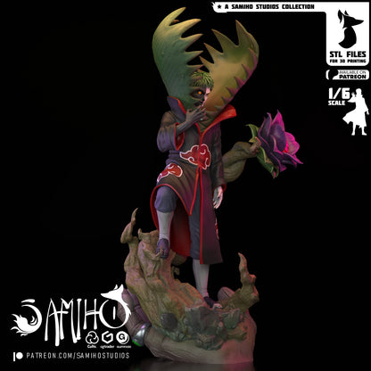 Zetsu Akatsuki Résine de Collection Yagami Studio Figurine et statue résine de collection manga animé comics imprimé et peinte à la main