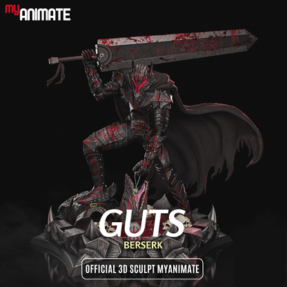 Guts Armure du Loup Résine de Collection Yagami Studio Figurine et statue résine de collection manga animé comics imprimé et peinte à la main