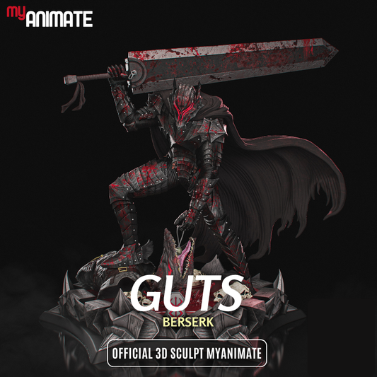 Guts Armure du Loup Résine de Collection Yagami Studio Figurine et statue résine de collection manga animé comics imprimé et peinte à la main