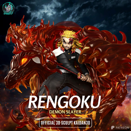 Rengoku Résine de Collection Yagami Studio Figurine et statue résine de collection manga animé comics imprimé et peinte à la main