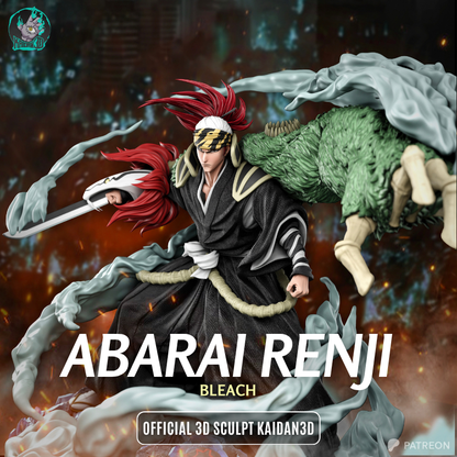 abarai renji bleach statue figurine résine yagami studio
