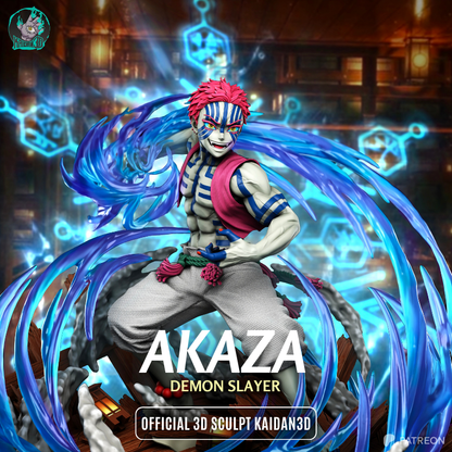 akaza demon slayer statue figurine résine yagami studio