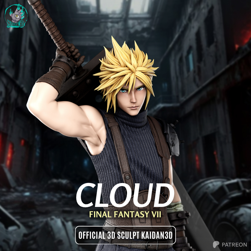 Cloud Résine de Collection Yagami Studio Figurine et statue résine de collection manga animé comics imprimé et peinte à la main
