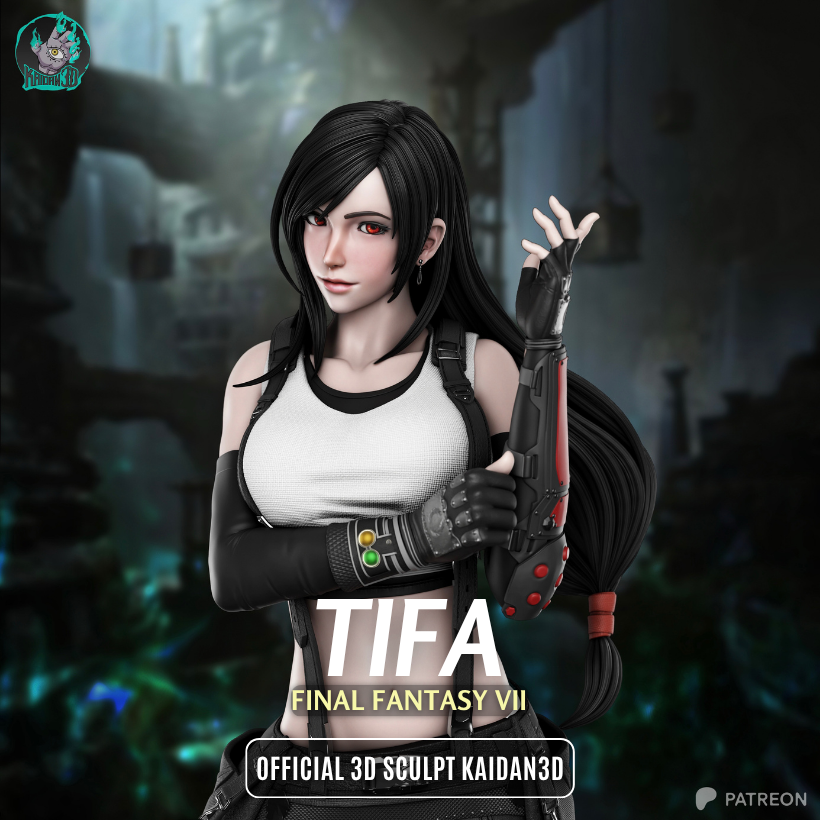 Tifa Résine de Collection Yagami Studio Figurine et statue résine de collection manga animé comics imprimé et peinte à la main