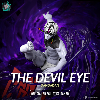 The Devil Eye Résine de Collection Yagami Studio Figurine et statue résine de collection manga animé comics imprimé et peinte à la main