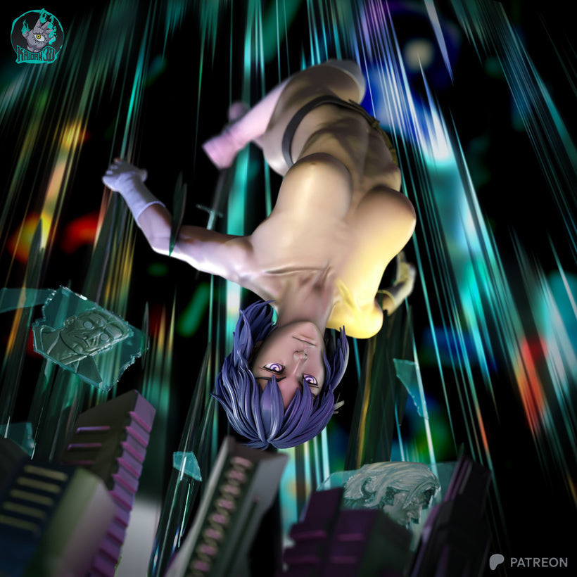 Motoko Kusunagi Résine de Collection Yagami Studio Figurine et statue résine de collection manga animé comics imprimé et peinte à la main