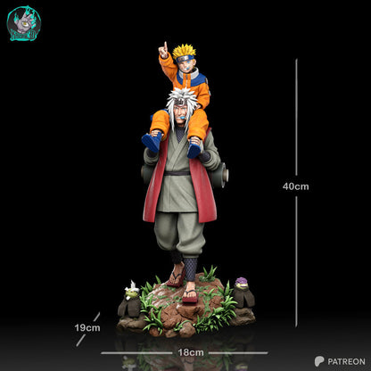 Jiraya x Naruto Résine de Collection Yagami Studio Figurine et statue résine de collection manga animé comics imprimé et peinte à la main