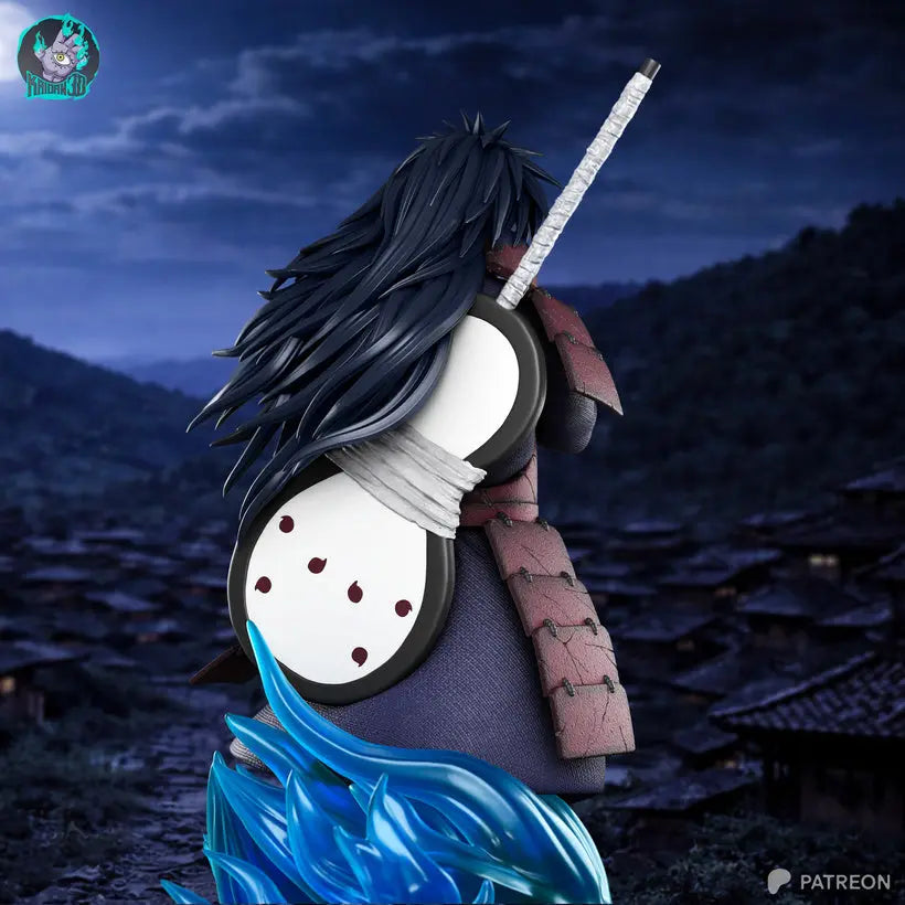 Madara Uchiwa Résine de Collection Yagami Studio Figurine et statue résine de collection manga animé comics imprimé et peinte à la main