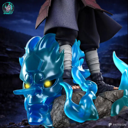 Madara Uchiwa Résine de Collection Yagami Studio Figurine et statue résine de collection manga animé comics imprimé et peinte à la main