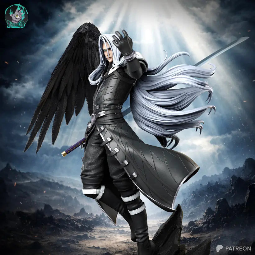 Sephiroth Résine de Collection Yagami Studio Figurine et statue résine de collection manga animé comics imprimé et peinte à la main
