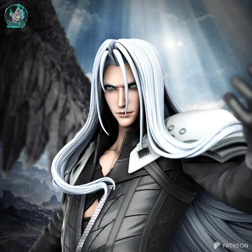 Sephiroth Résine de Collection Yagami Studio Figurine et statue résine de collection manga animé comics imprimé et peinte à la main